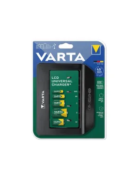 Varta LCD Multi Charger+ Chargeur Universel - Sans Piles 1600mAh, 100/220V, 4h